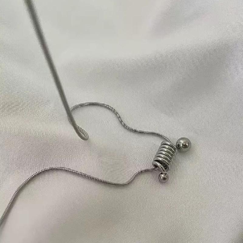 Fashion Spring Spike Pendant Necklace Adjustable Choker Simple Collar Necklace Party Jewelry Hip Hop Clavicle Chain