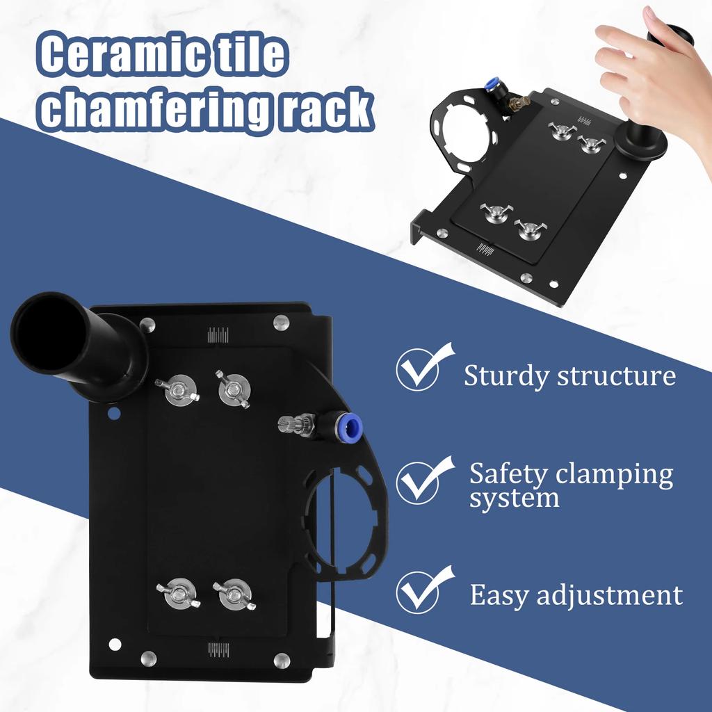 100-Type Angle Grinder Adjustable 45° Tile Chamfer Stand Cutting Metal Tile Chamfer Bracket Parts Portable Adjustable Stand