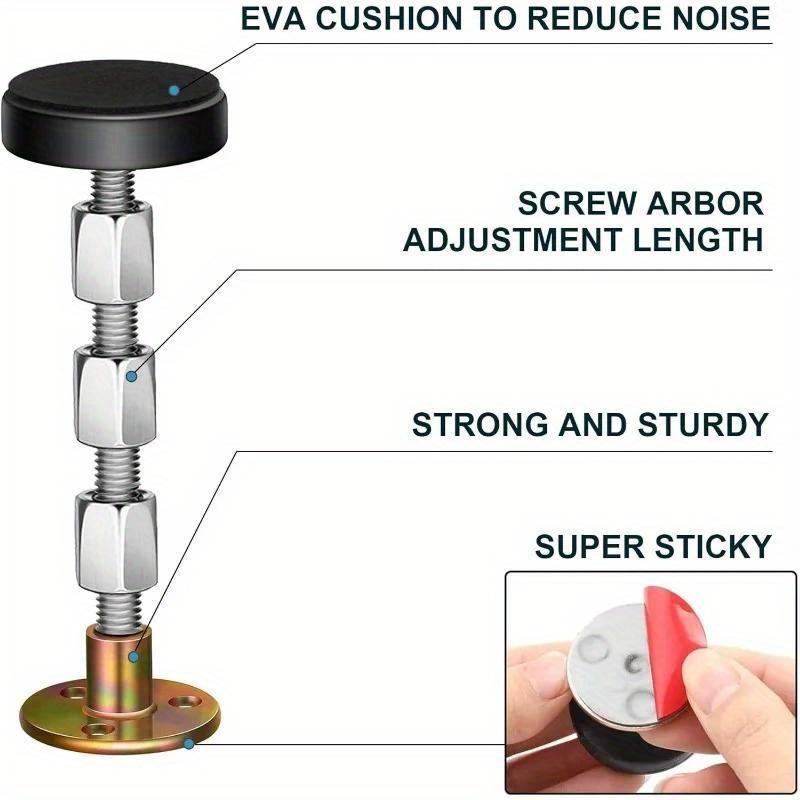 4pcs 84-110 Adjustable Threaded Frame Tool Headboard Stoppers Bedside Headboards