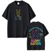 Bad Bunny 2026 Tour Concert Pattern Aesthetic Loose Cotton Hip Hop Short Sleeve Casual Women And Men T Shirt