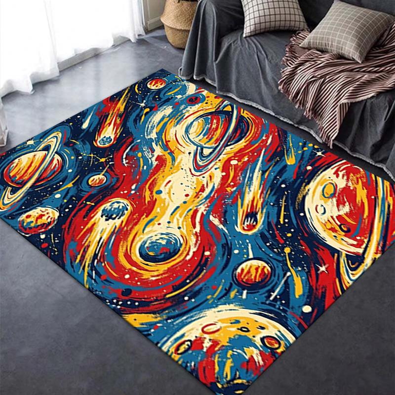 2025 New Space Carpet Rug for Living Room Bedroom Home Sofa Decoration,Kids play Non-slip Floor Mat161
