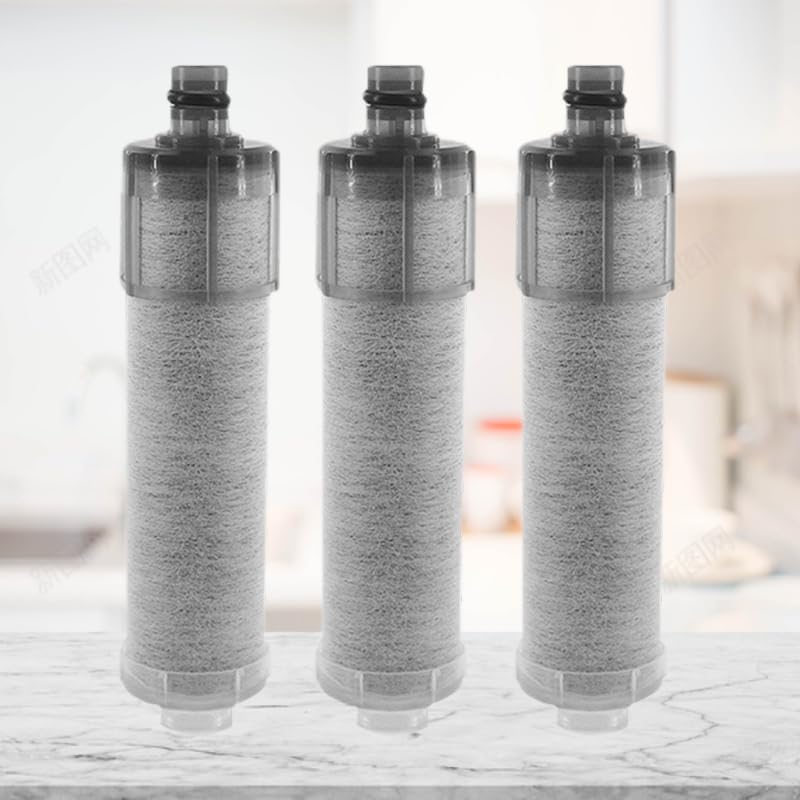 Replacement Water Purifier Economy Chlorine Removal Pack of 3 [Authentic Dealer] JF-K20-C Cartridges, Type, Water-Saving, All-in-One Cartridges,