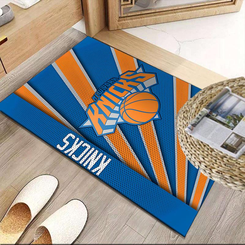 Tappeto con Logo Knicks, Tappeti da Cucina, Tappetino Yoga, Tappetini Antiscivolo, Tappeto per Bagno, Soggiorno camera da letto, Tappeti da Campeggio Regalo di Natale