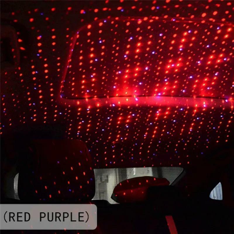 USB Car Roof light LED Babysbreath Atmosphere light Ambient LED Projection lamp LED Starry Sky Night Light Car Decorative light