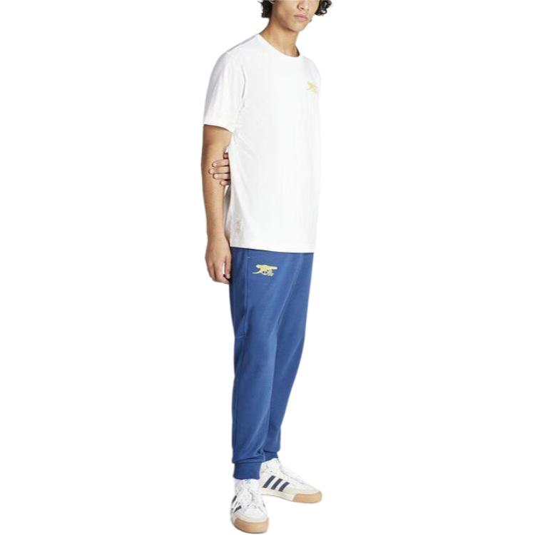 adidas Enfärgad Stickade Sweatpants med Resår i Mudd Herr Underdelar Blå IU2069