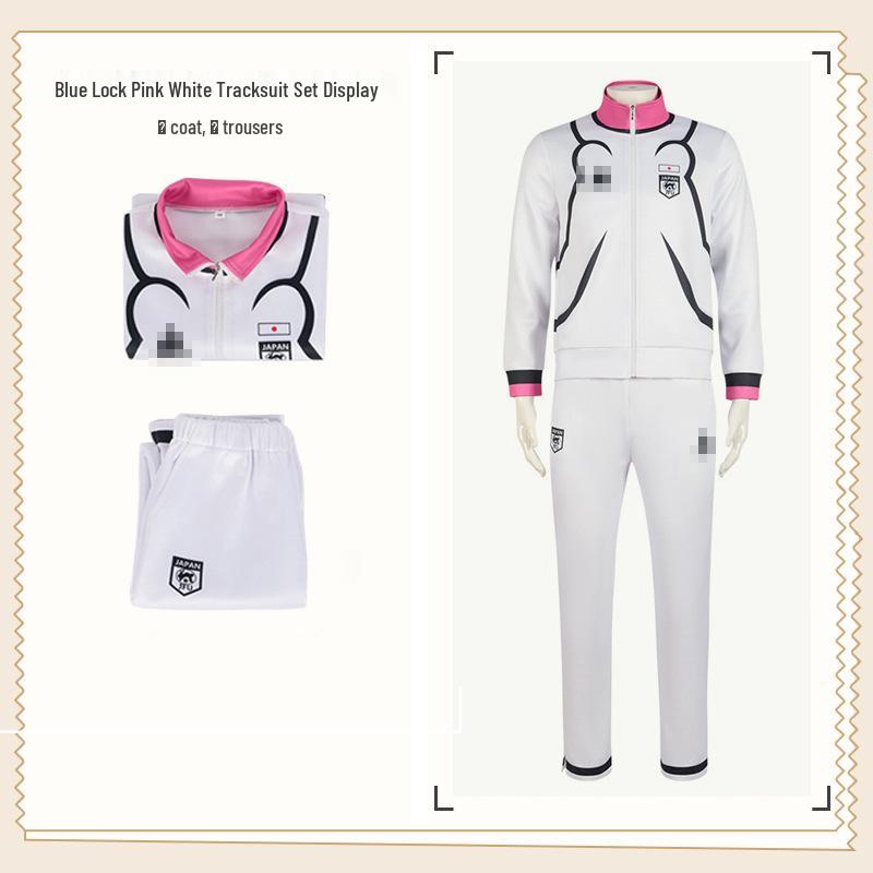 2025 Blue Lock Cosplay Dámský a Pánský Sako s Dlouhým Rukávem Sportovní Kostýmová Sada