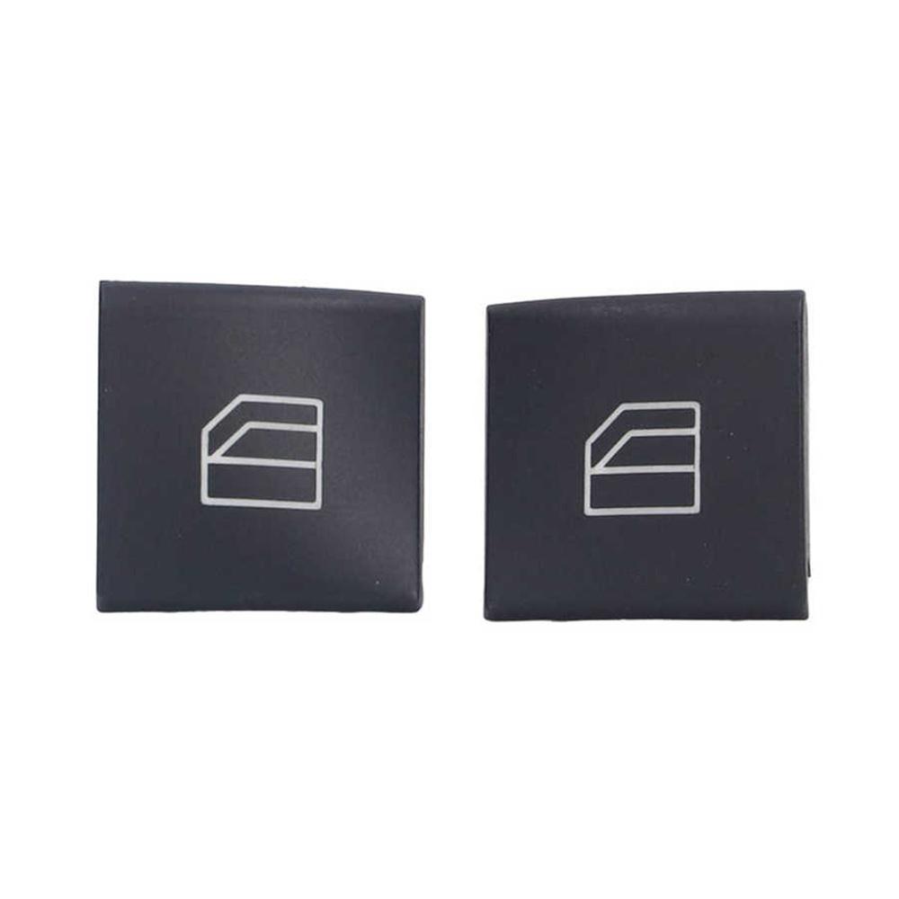 2Pcs Master Window Switch Button Cover Cap For Mercedes-Benz W204 C E Class W212