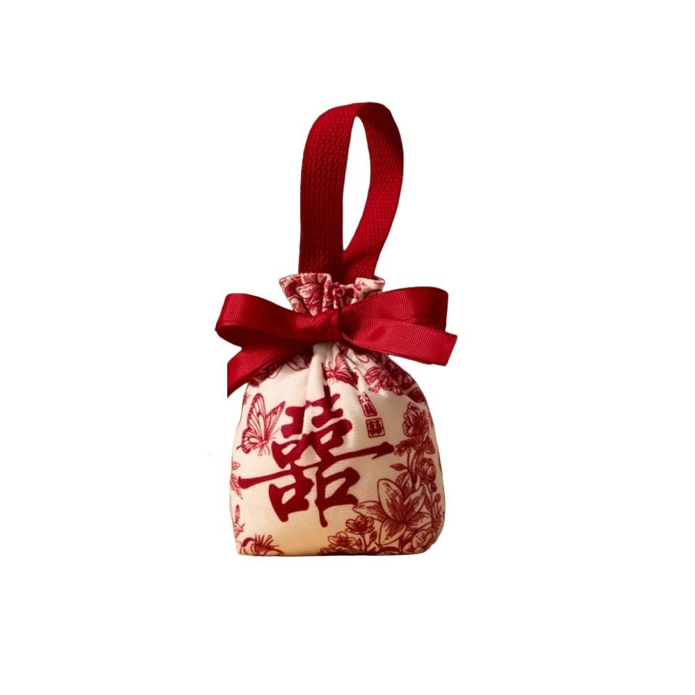 

Cloth Brocade Red Envelope Drawstring 2026 Money Pocket New Year Money Bag Party Gifts StyleB2