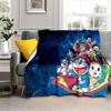 3D Printing D-Doraemon Anime Cartoon Blanket,Soft Throw Blanket for Home Bedroom Bed Sofa Picnic Travel Office Cover Blanket Kid