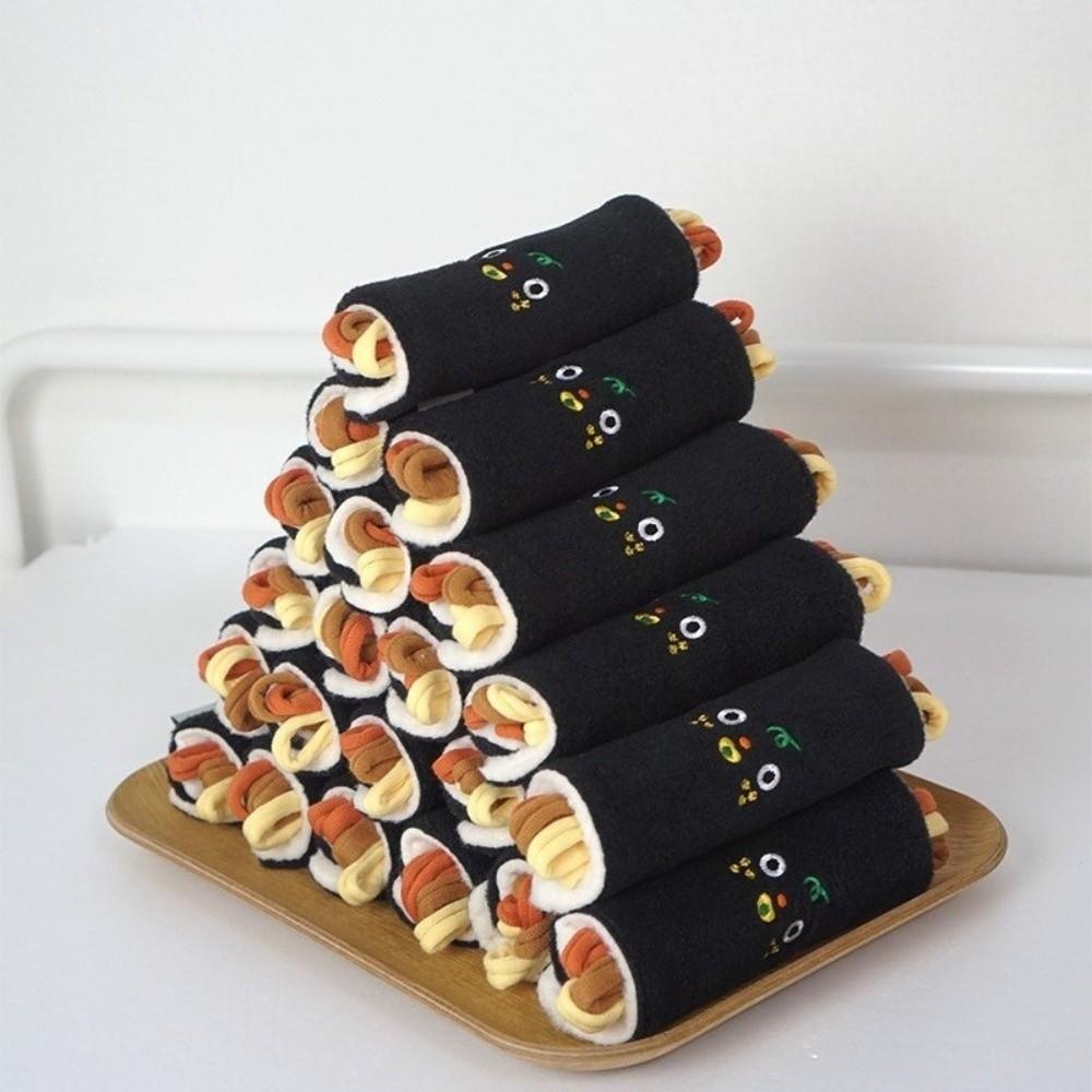 Seaweed Rice Rolls Hidden Food Dog Toy Plush Bite Resistant Dog Squeak Toy Food Leakage Puzzle Feeder Toy Teeth Grinding Bite