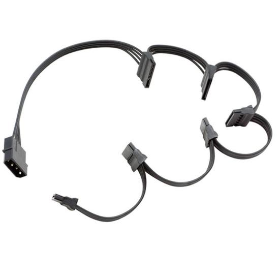 Adapter stabile korrosionsbeständige Festplatte PWM 4 Pin Splitter Kabel Stecker Bürobedarf