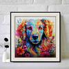 New Arrival 5D DIY Full Circle Diamond Painting "Colorful Puppy" Embroidery Cross Stitch Home Decor Gift