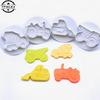 Mermaid Shell Seahorse Cookie Cutters Cartoon 3d Biscuit Mold Cake Mold Cookie Cutter Baking Cookie Stamp Set For Kids Birthday
