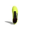 Adidas Predator 18.3 Round Toe Lace-Up AG (Rubber Short Studs) Slip-Resistant Durable Soccer Shoes Men Soccer Shoes Black Yellow BB7748