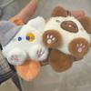 Cartoon Keychains Pink Color Cute Kitty Cat Mini Plush Toy Keychain Key Charm Children's Birthday Gift Holiday Friend Gift