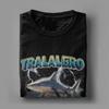 Printed Tralalero Tralala Funny Shark Meme T Shirt For Unisex  100% Cotton T-shirts Short Sleeve Clothes