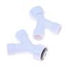 1/2/3Pcs Dishwasher Washing Machine Y Tee Connector Adapter Double Inlet Junction Split Pipe Connection Three-Way Adapter