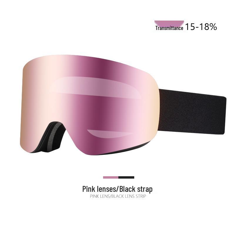 

Flip-up Magnetic Ski Goggles with Double-layer Anti-fog Lens and UV Protection for Outdoor Snow and Wind Safety.