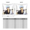 Gintoki Cool Pillowcase Printed Polyester Cushion Cover Gift Gintama Anime Japan Throw Pillow Case Cover Home Drop Shipping 18''