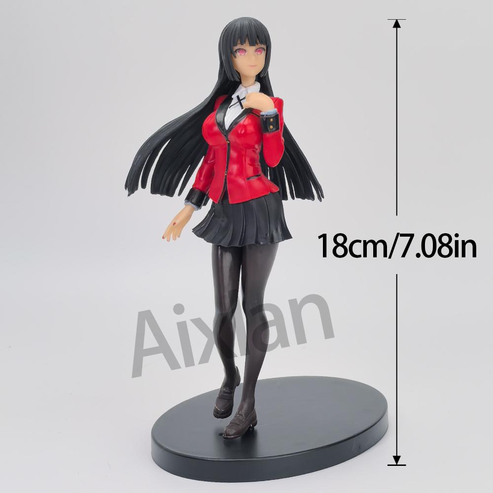 17cm ARTFX J Kakegurui Anime Figur Jabami Yumeko PVC Action Figur Sammlerstück Spielzeug Geschenk Ornamente Puppe Spielzeug