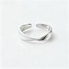Adjustable Mobius Ring Women Men Geometric Twist Design Electroplated Copper Band Minimalist Vintage Statement Jewelry