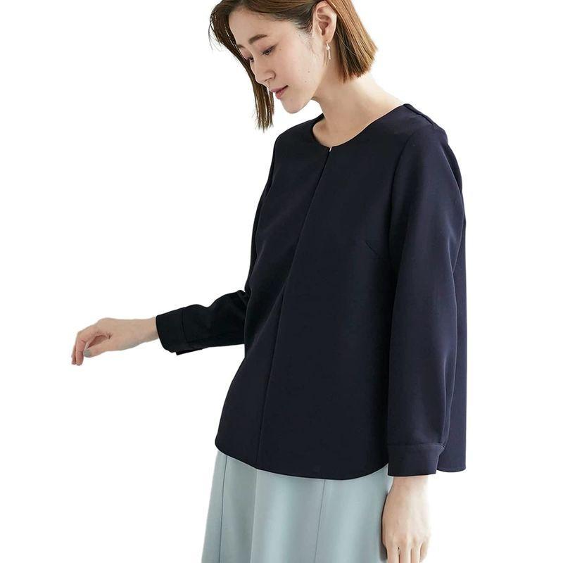 Rope Picnic Blouse 360 Ultra Stretch Setup Compatible 2WAY Front Hook Blouse Women s GDH12140 Navy