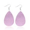 Earrings Leaf Earrings Gold Simple Double Layer Hollowed Out Leaf Earrings Vintage Double Layer Teardrop Straw Large Circle Women's Earrings