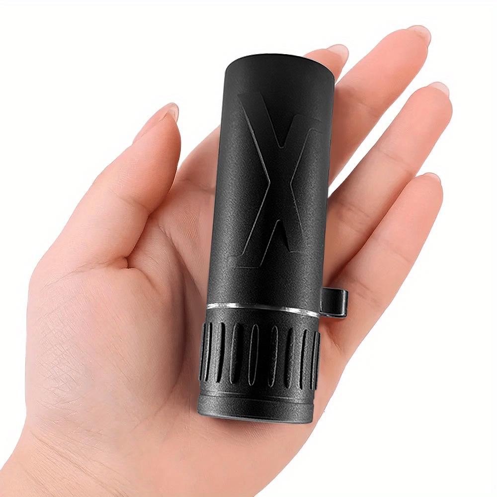 HD Portable Monocular Telescope with Night Vision and High Magnification for Outdoor and Phone Camera Use.