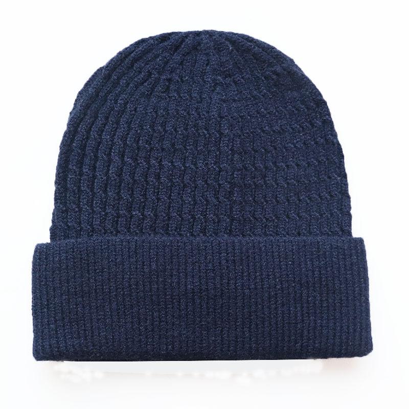 Fashionable Classic Unisex Warm Woolen Hat, Jacquard Solid Color Plain Knit Hat, Cold Weather Hat, Pullover Ski Hat