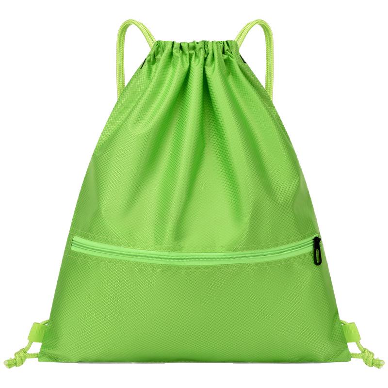 Water-Resistant Drawstring Sports Backpack for Outdoor Activities