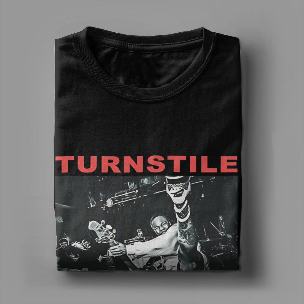 Turnstile American Hardcore Punk Band TShirt Summer 100 Cotton T Shirts For Unisex Fashion Printed Tee Shirt Short Sleeve Clothes