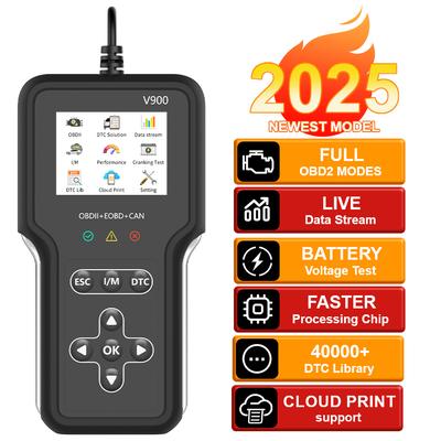 Kontrola motoru systém V900 diagnostický nástroj do auta čtečka kódů auta OBD2 vymazat kód OBD II EOBD skener tester baterie vymazání kódu závady