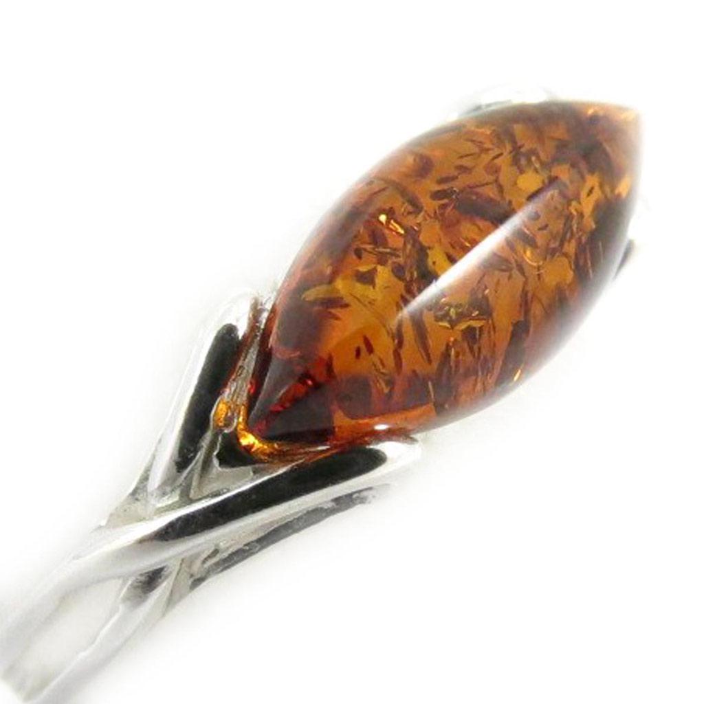 Amber 'Inspiration' sølvring