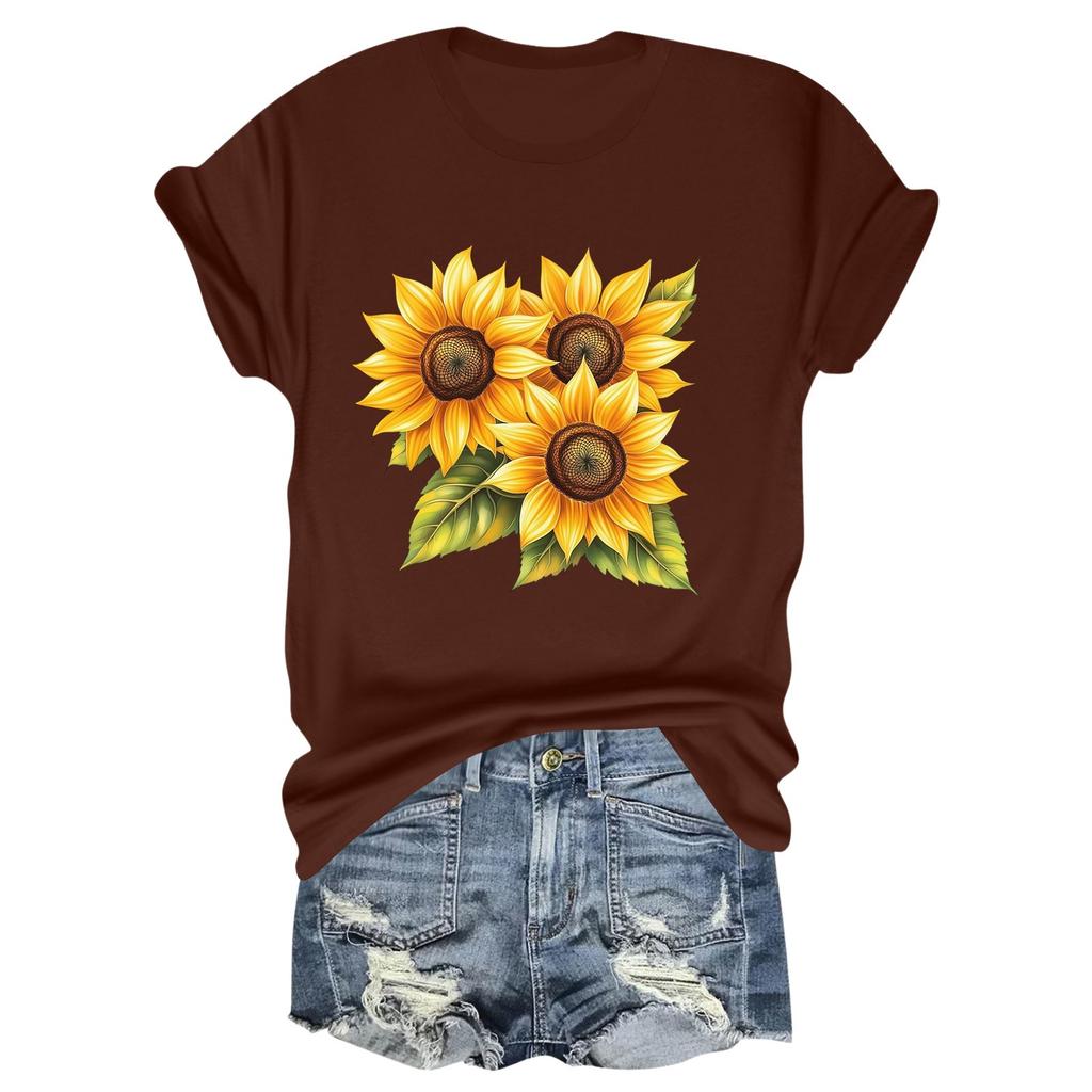 Child Casual Daily Round Neck Printed Short Sleeved T-shirt Letter Top