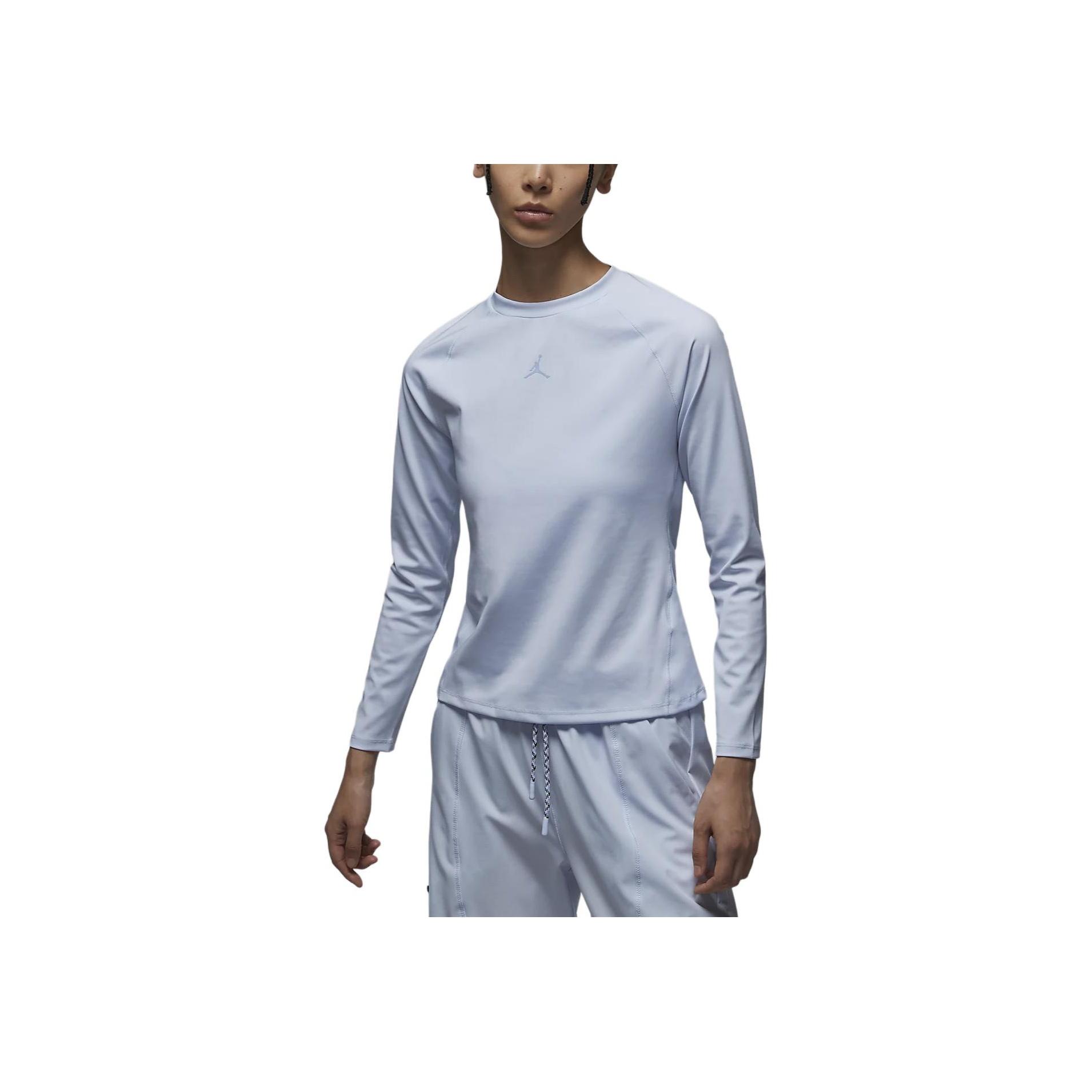 

Jordan Sport Dri-FIT Comfortable Soft Quick-Dry Long Sleeve T-Shirt Women tops Football-Grey FV6931-085 M