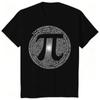 Man T-shirts Funny 3.14 Pi Number Symbol Graphic Tee Math Science Summer Short Sleeve T-shirt Birthday Gifts Casual Top