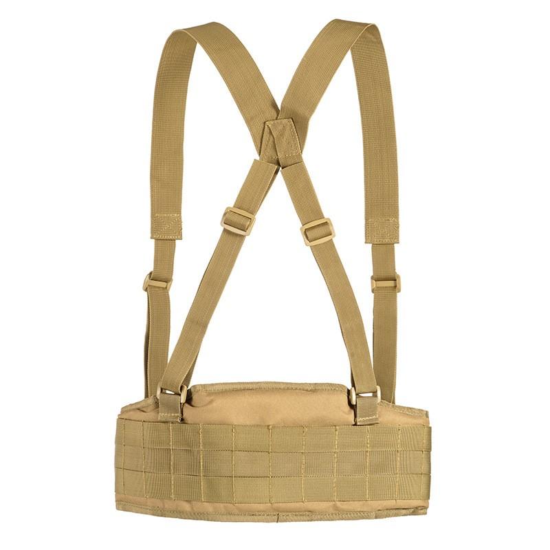 Army Military Tactical Molle Belt Special 1000D Nylon Paintball Battle Convenient Combat Girdle H-shaped Adjustable Soft Padded