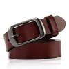 Plus Size Women's Genuine Cowhide Leather Belt - Casual and Versatile.