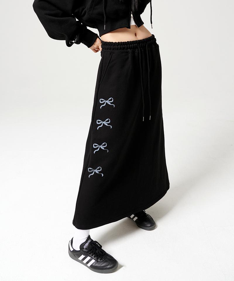 ARTISTWEAR [Set] Atw Bring It On Crop Zip-Up Hoodie + Bring It On Long Skirt