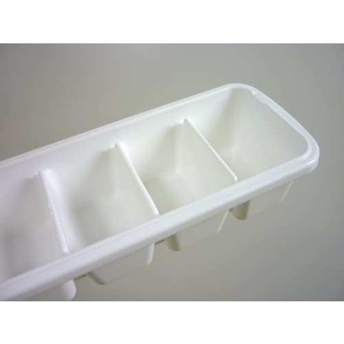 Asvel Slim Ice Tray, 3 Tiers, Stackable, White, Made in Japan