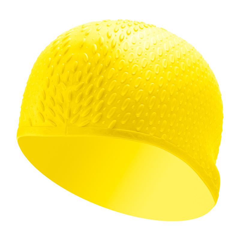 Silicone Swim Cap with Ear Protection - Comfortable, Non-Squeezing for Adults, Men & Women, Multi-Color Options