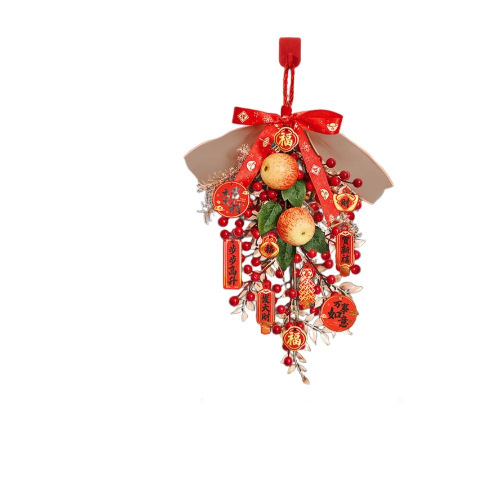 Door Hanging Decoration for Chinese New Year 2026 Horse Year Featuring Classic Cloth and Plastic Materials with Symbolic Motifs