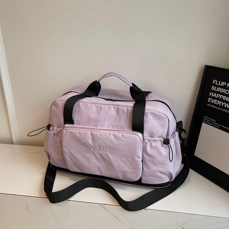 Travel bag Large capacity women's extendable portable storage bag Light commuter luggage bag Outdoor sports fitness bag