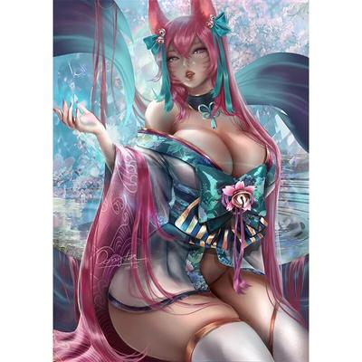 Drucken Sie Nicole Robin Nude 3D Sexy Anime Girl Art Posters HD Wall Art Leinwand Malerei Schlafzimmer Home Decor Hang Wall Bild