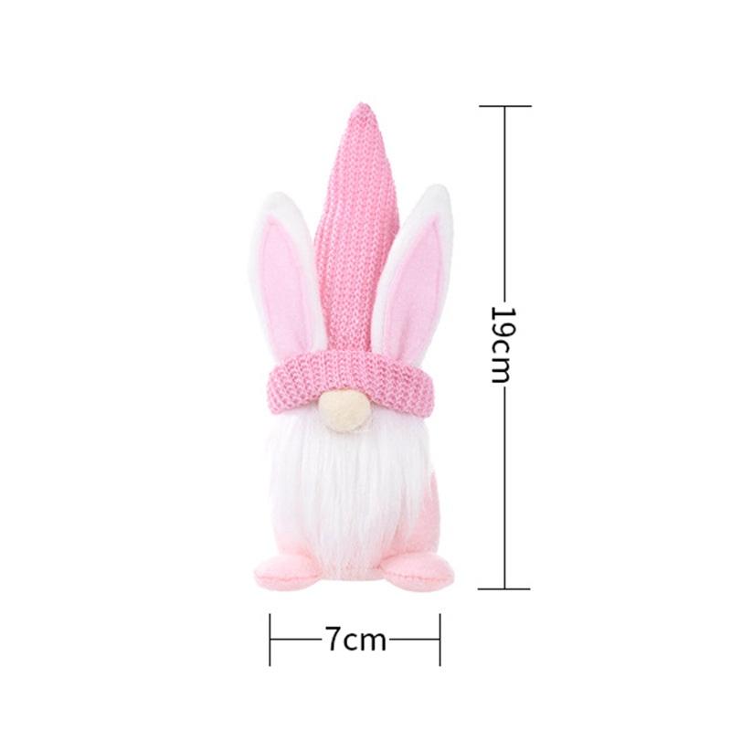 Easter Faceless Gnome Rabbit Doll Happy Easter Decoration For Home Party Supplies 2026 Spring Hanging Bunny Ornaments Kids Gifts