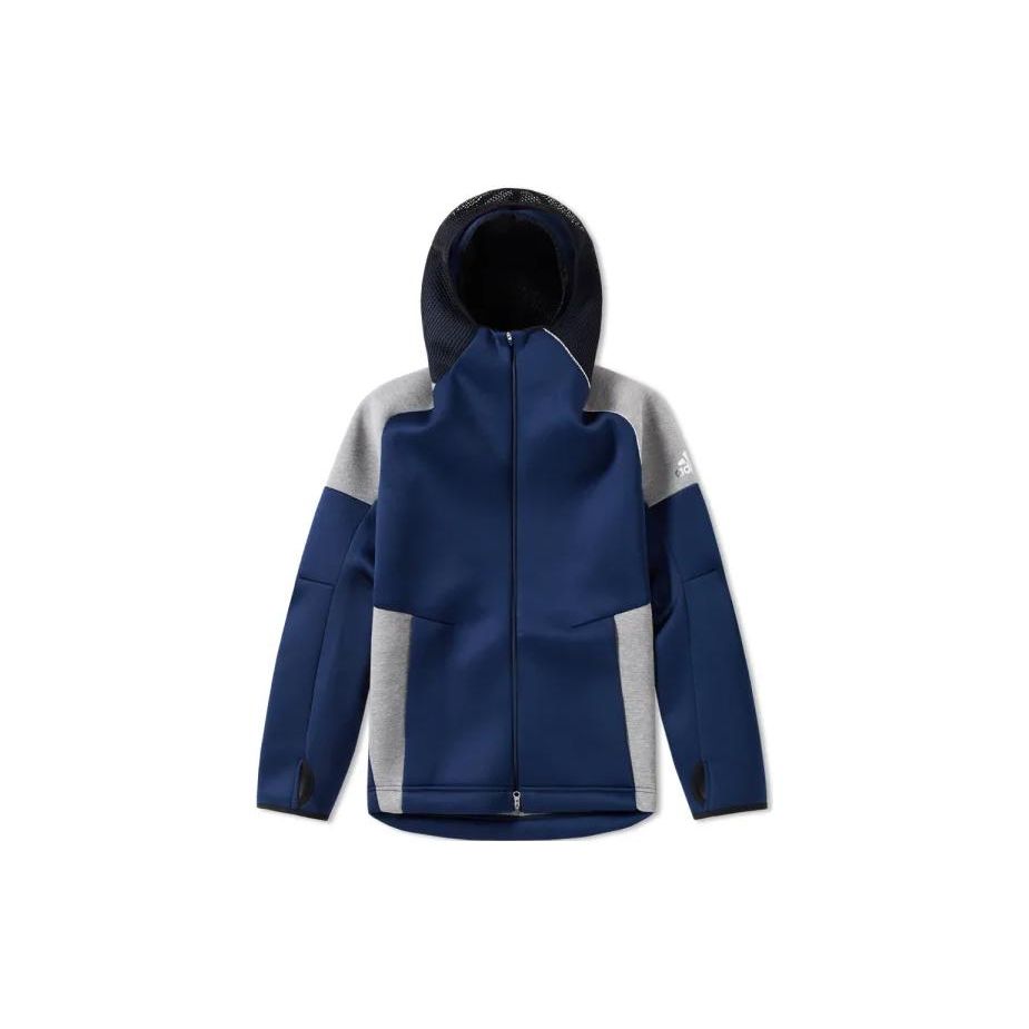 

Adidas Color Block Hooded Zip Jacket Мужская куртка Темно-синяя BP7295 L