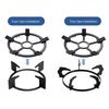 Heavy Duty Cast Iron Gas Burners Rings Stabilizer Nonslip Heat Resistant Trivet Slip Resistant Gas Stove Wok Rack