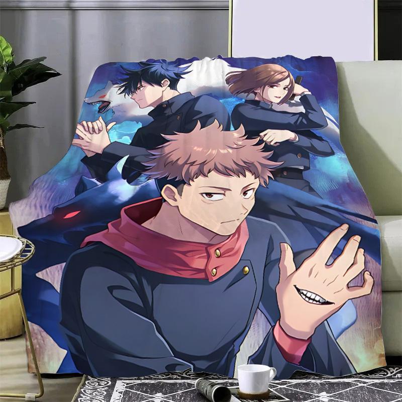 Hot Japan Anime K-KaisenS Printed Blanket Picnic Blankets Blanket Soft Comfortable J-JujutsuS Blanket Home Travel Birthday Gift