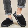 Cross-border Foreign Trade Wholesale Slippers Women's Autumn and Winter Ethnic Wind Cotton Drag Home Couple Warm Thick-bottomed Cotton Slippers