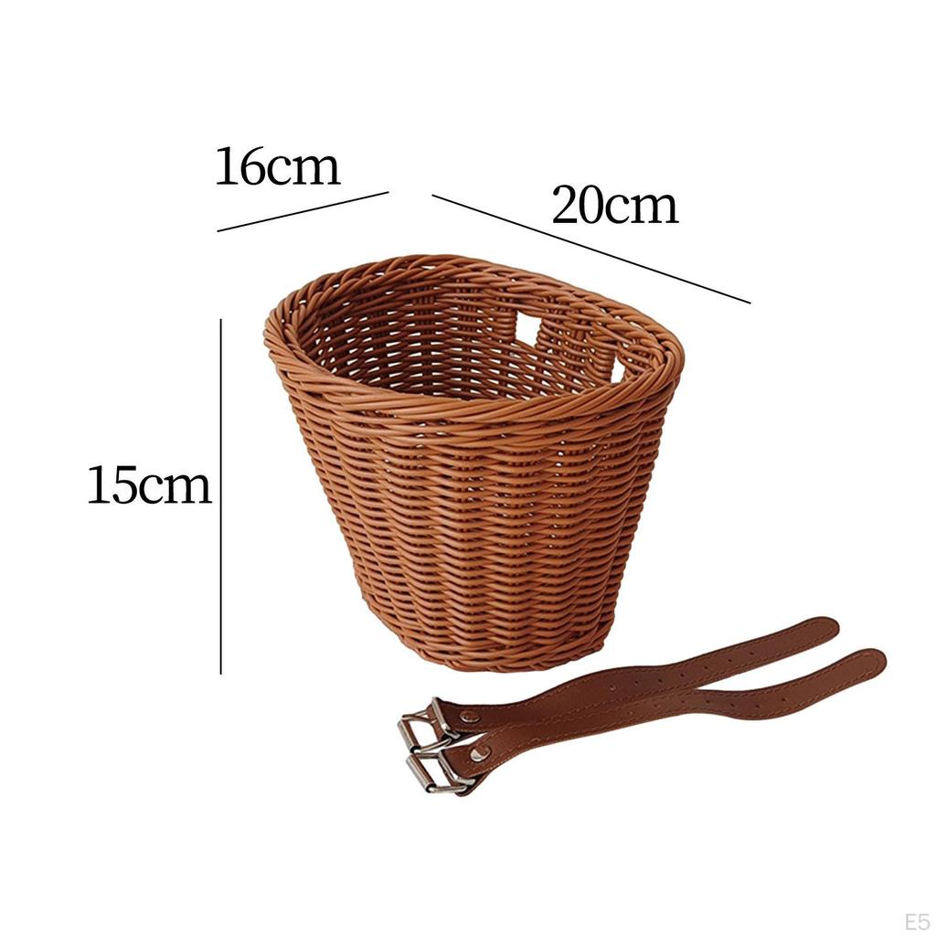 Colorful Children's Bike Front Basket for Outdoor Adventures
